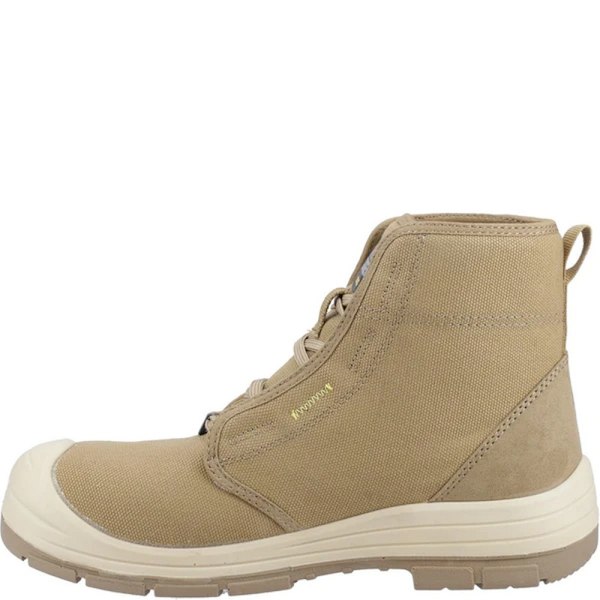 Safety Jogger Herr ECODESERT S1P Mellanhög Säkerhetskängor 13 UK Beige Beige 13 UK