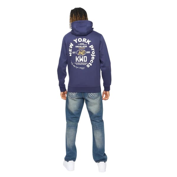 Kings Will Dream Herr Mobalot Hoodie S Marinblå Navy S