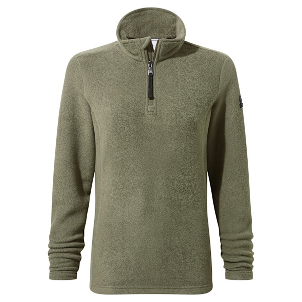 TOG24 Dam/Kvinna Revive Kvart Zip Fleece Topp 10 UK Ljus K Light Khaki 10 UK