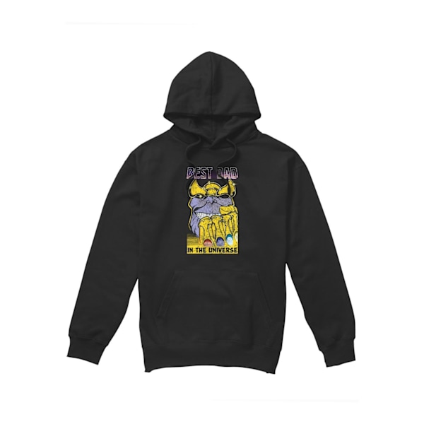 Avengers Herrarnas Bästa Pappa Thanos Hoodie S Svart Black S