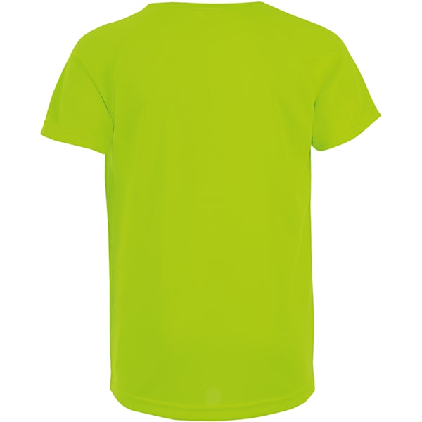 SOLS Barn/Barn Sporty Unisex Kortärmad T-shirt 12 år Neon Neon Green 12yrs