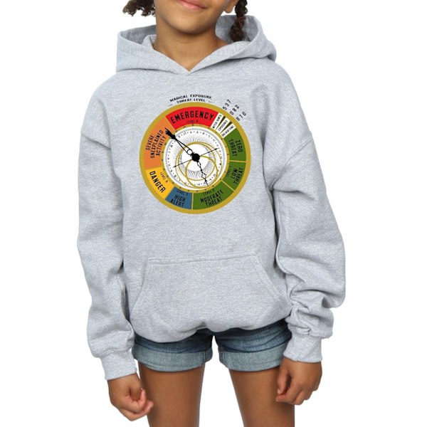 Fantastic Beasts Girls Threat Level Hoodie 7-8 år Sport Grå Sports Grey 7-8 Years