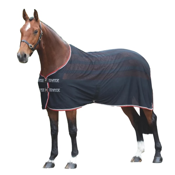 Tempest Original Scrim Horse Cooler Matta 63in Charcoal Charcoal 63in