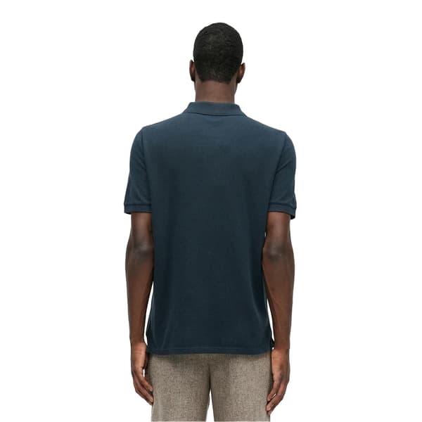 Maison Kitsuné Herr Fox Kortärmad Pikétröja S Classic Navy Classic Navy Blue S
