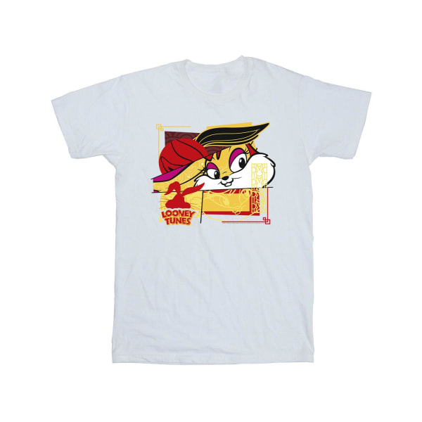 Looney Tunes Girls Lola Rabbit Nyår T-shirt i bomull 7-8 år White 7-8 Years
