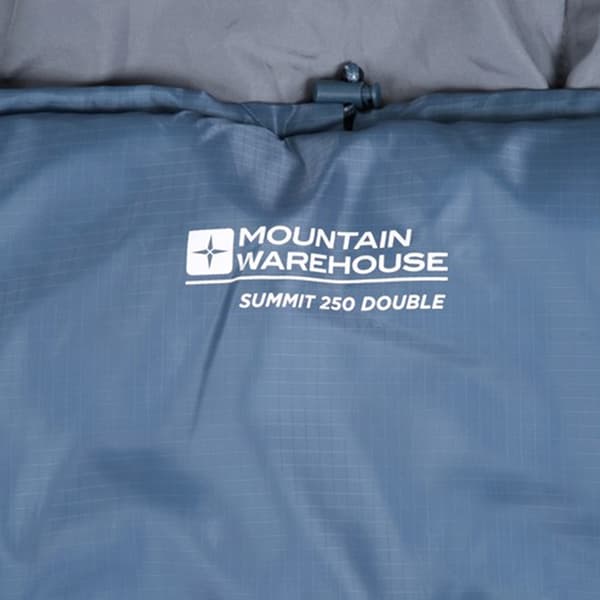 Mountain Warehouse Summit 250 Dubbel Sovsäck One Size Mörk Dark Grey One Size