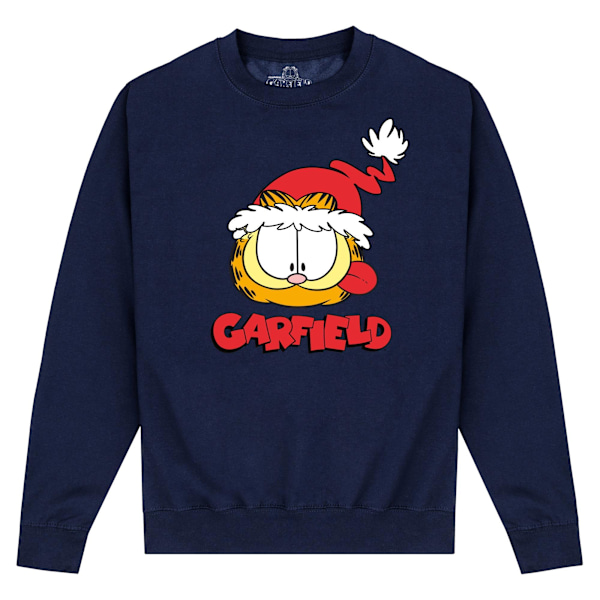 Garfield Unisex Vuxen Huvud Sweatshirt M Marinblå Navy M