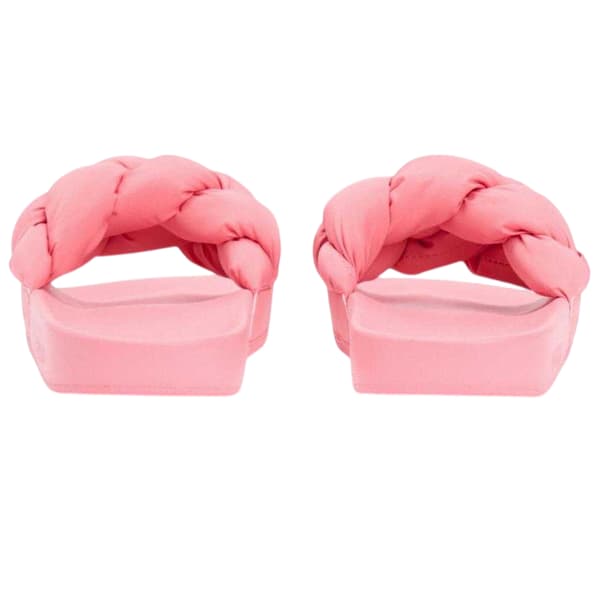 Tommy Jeans flätade tofflor för dam 6 UK rosa Pink 6 UK