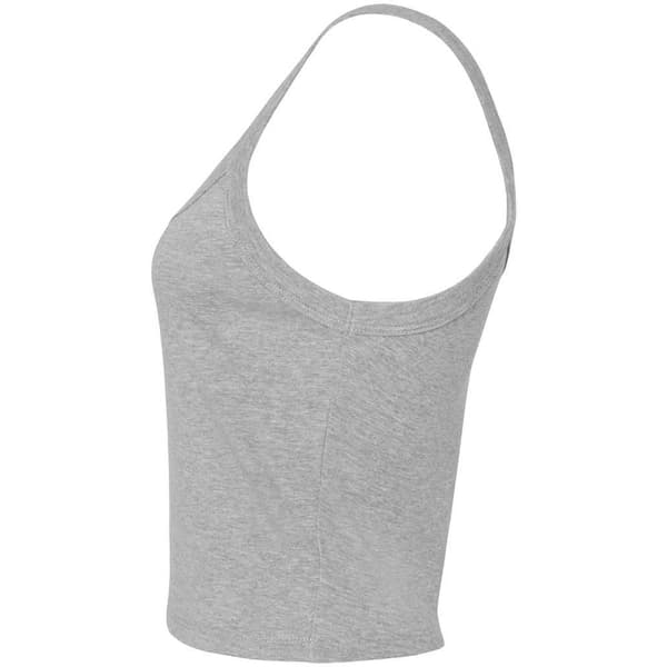 Bella + Canvas Dam/Dam Spaghetti Strap Tank Top L Athletic Heather Grey Athletic Heather Grey L