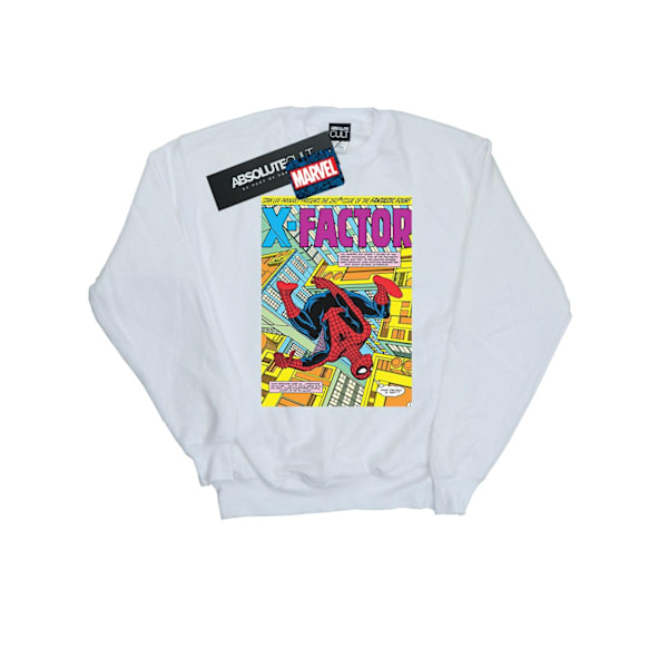 Marvel Girls Spider-Man X Factor Cover Sweatshirt 5-6 år Vit White 5-6 Years