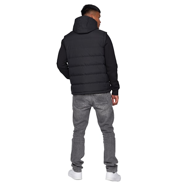 Crosshatch Herr Kampnew Embosserad Väst L Svart Black L