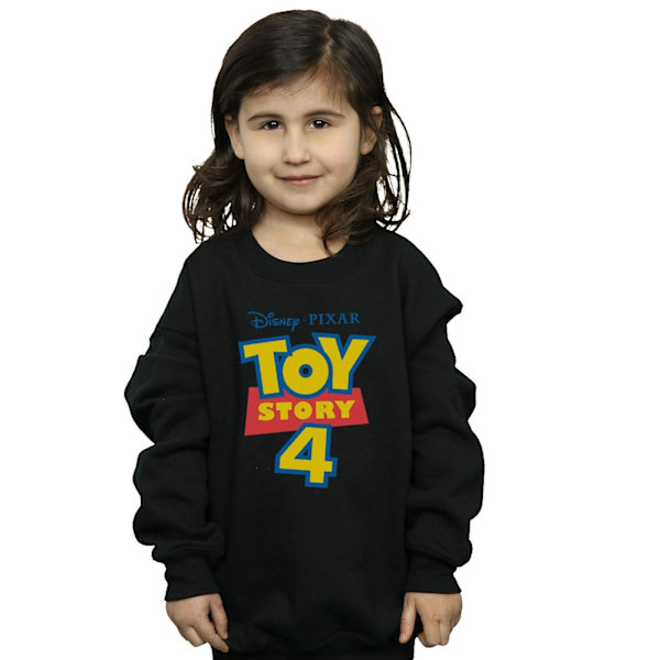 Disney Girls Toy Story 4 Logo Sweatshirt 12-13 år Vit White 12-13 Years