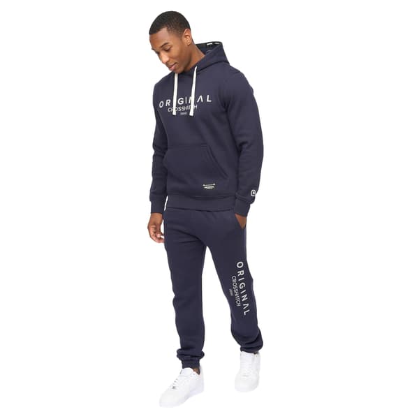 Crosshatch Herr Jamals Joggingbyxor M Marinblå Navy M