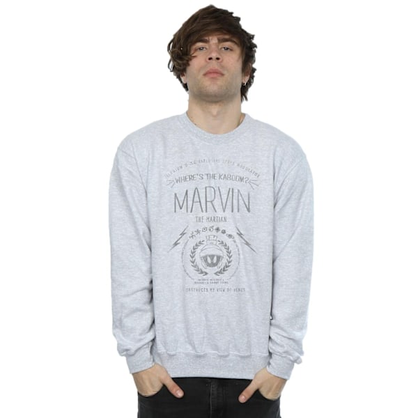 Looney Tunes Herr Marvin The Martian Where´s The Kaboom Sweatshirt Sports Grey S