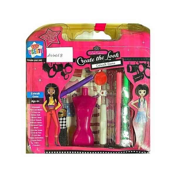 Kids Create Catwalk Fashion Spel One Size Flerfärgad Multicoloured One Size