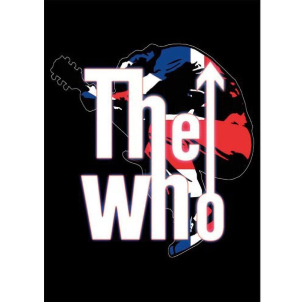 Vykort med logotypen The Who Leap One Size Svart/Vit/Röd Black/White/Red One Size