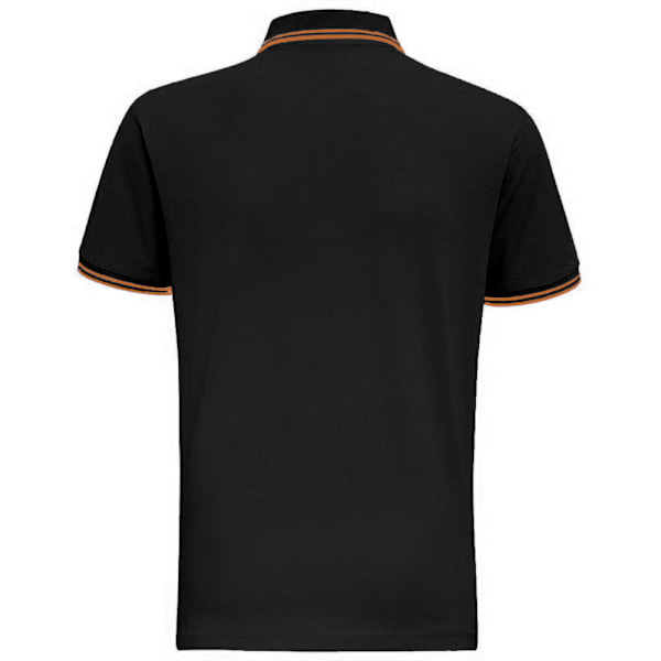 Asquith & Fox Klassisk passform Tipped Poloskjorta XL Svart/Gul Black/Yellow XL