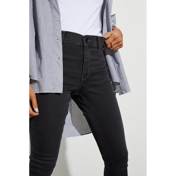 Dorothy Perkins Dam/Kvinnor Frankie Petite Skinny Jeans 4 UK Grey 4 UK