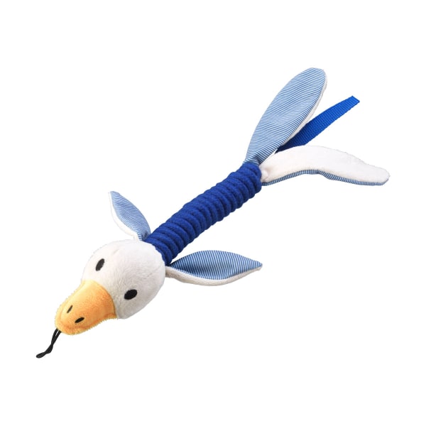 House Of Paws Duck Rope Stick Dog Toy One Size Blå/Vit Blue/White One Size
