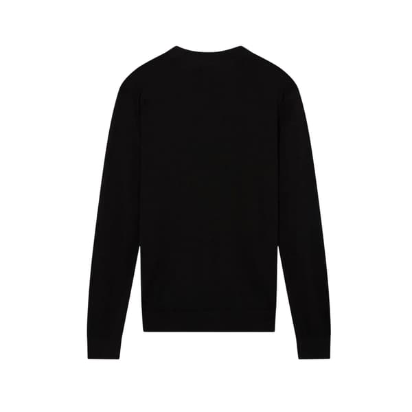 Ted Baker Herr Tröja i Merinoull med Lång Ärm M Svart Black M