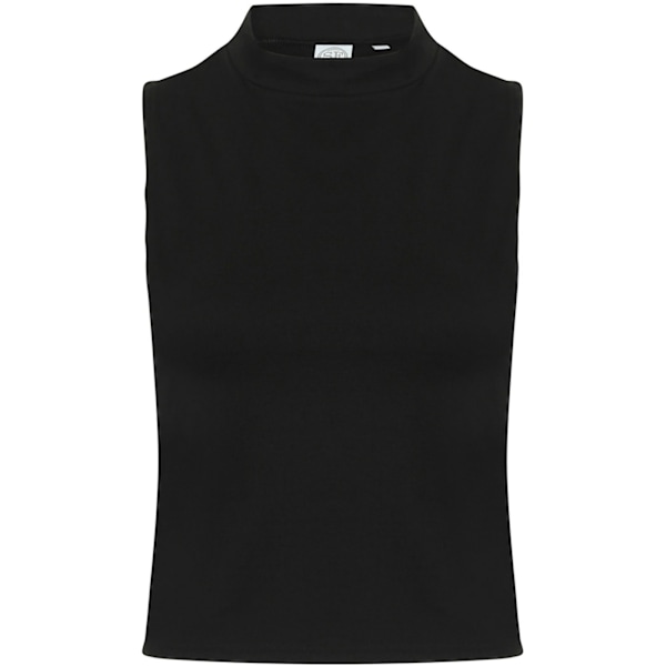 SF Dam/Kvinnor Hög Hals Tank Top XS Svart Black XS