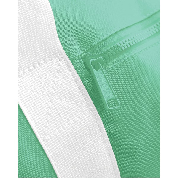 Bagbase Plain Varsity Barrel / Duffelväska (20 liter) One Size Mint Green/Off White One Size