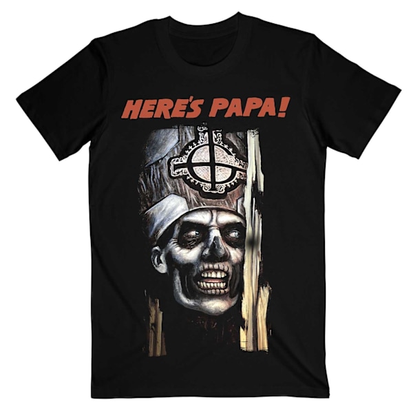 Ghost Unisex Adult Here´s Papa T-Shirt S Svart Black S