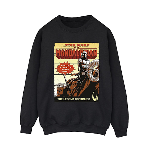 Star Wars The Mandalorian Dam/Dam Bumpy Ride Sweatshirt M Black M