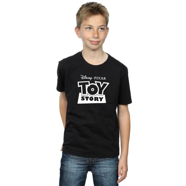 Disney Boys Toy Story Logo Outline T-shirt 5-6 år svart Black 5-6 Years