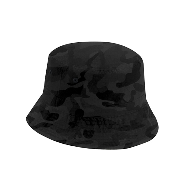 Beechfield Camo Polyester Recycled Bucket Hat L-XL Midnight Midnight L-XL