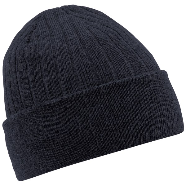 Beechfield Thinsulate Thermal Winter / Ski Beanie Hat One Size Dark Graphite One Size