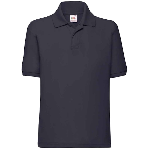 Fruit Of The Loom Barn/Barn Poly/Bomull Pique Poloskjorta 3 Deep Navy 3-4 Years