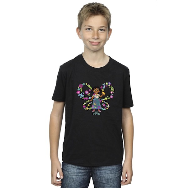 Disney Boys Encanto Mirabel Butterfly T-Shirt 5-6 år Svart Black 5-6 Years