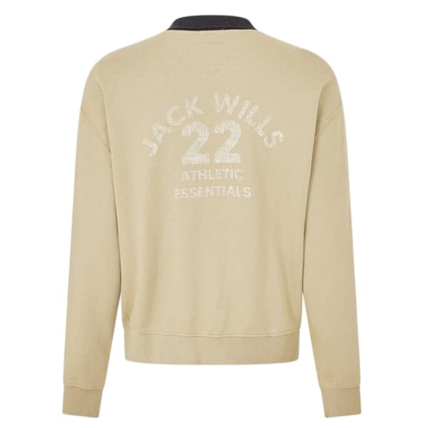 Jack Wills Herr Collared Regular Sweatshirt S Willow Willow S