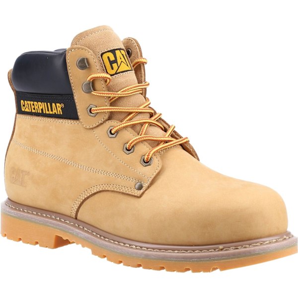 Caterpillar Powerplant S3 Lädersäkerhetskängor 12 UK Honey Honey 12 UK