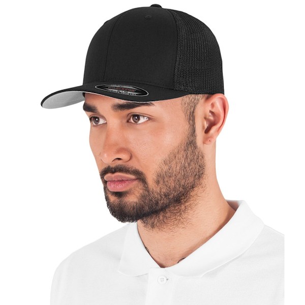 Flexfit Mesh Trucker Cap L-XL Svart Black L-XL