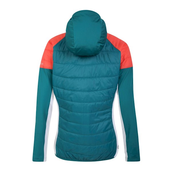 Dare 2B Dam/Dam Culmination Ullvadderad Hybridjacka 12 Fortune Green/Neon Peach/White 12 UK