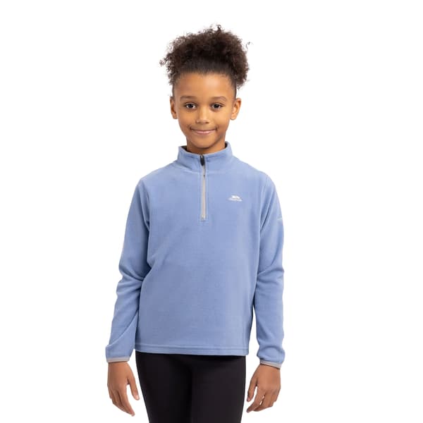 Trespass Sybil Microfleece för Barn/Flickor 3/4 År Denimblå Denim Blue 3/4 Years
