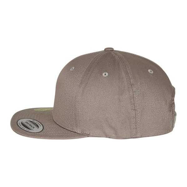 Flexfit by Yupoong Unisex ekologisk bomull Snapback Cap One Size Pale Grey One Size