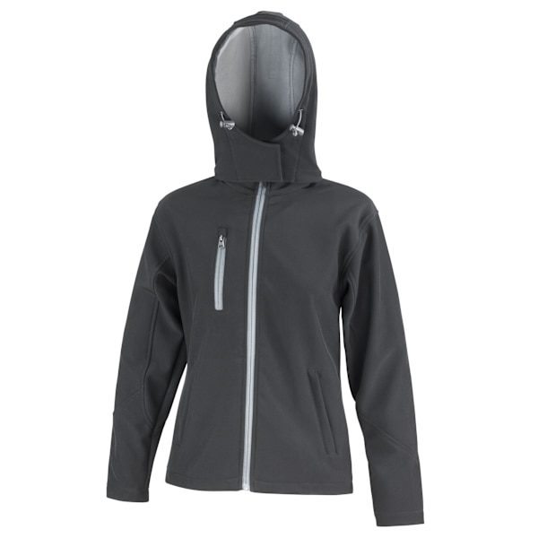 Result Core Dam/Kvinnor Core TX Performance Soft Shell Jacka Black/Grey S