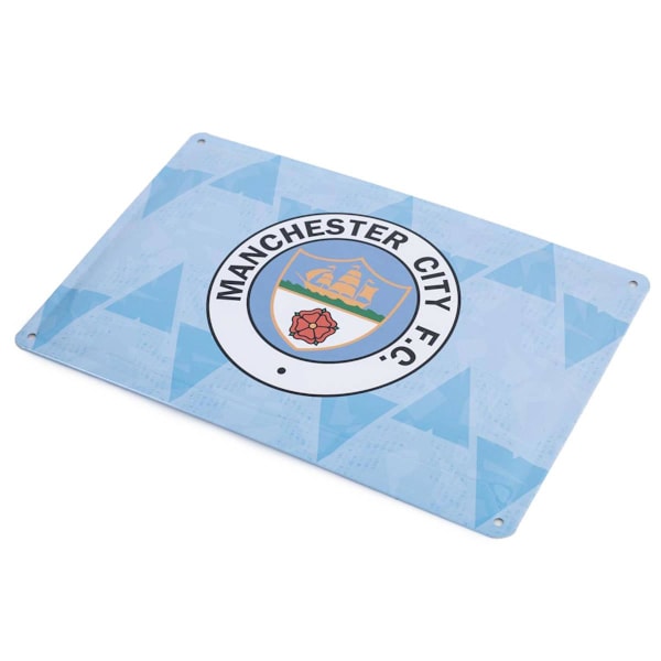 Manchester City FC Retro Dayz Skylt One Size Ljusblå/Vit Sky Blue/White One Size