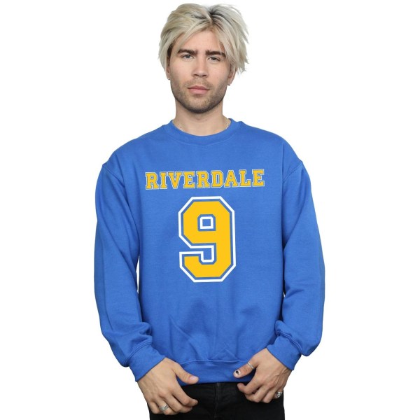 Riverdale Mens Nine Logo Sweatshirt XXL Royal Blue Royal Blue XXL