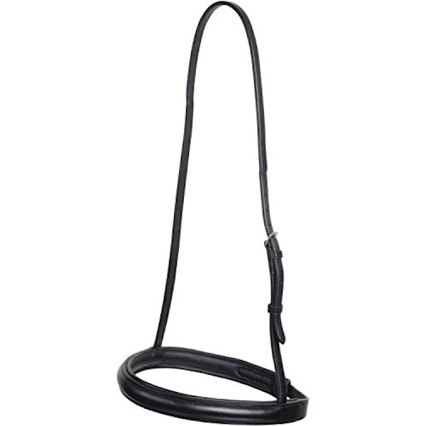 Collegiate Läder Cavesson Nosgrimma IV Warmblood Svart Black Warmblood