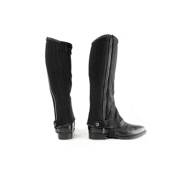 HyLAND Adults Amara Diamante Half Chaps XL Svart Black XL