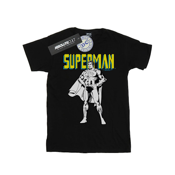 DC Comics Superman Mono Action Pose T-shirt L Svart Black L