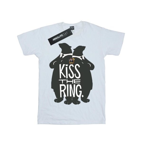 Disney Girls Zootropolis Kiss The Ring Bomull T-shirt 5-6 år White 5-6 Years