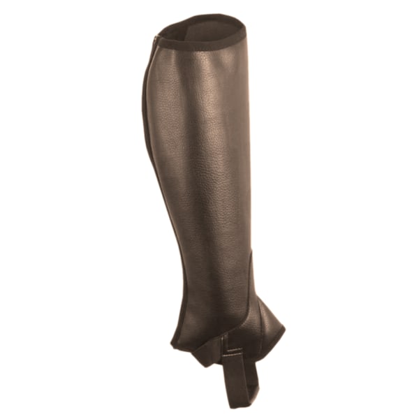 Saxon Unisex Equileather Half Chaps XS Brun Brown XS