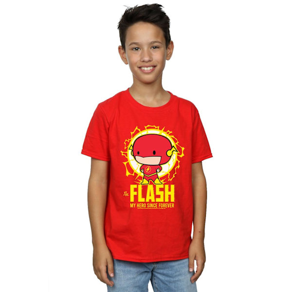 DC Comics Boys Flash My Hero Since Forever T-Shirt 9-11 år R Red 9-11 Years