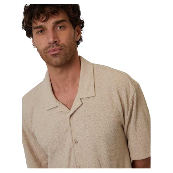 Threadbare Herrskjorta Selkirk Relaxed Fit L Stone Stone L