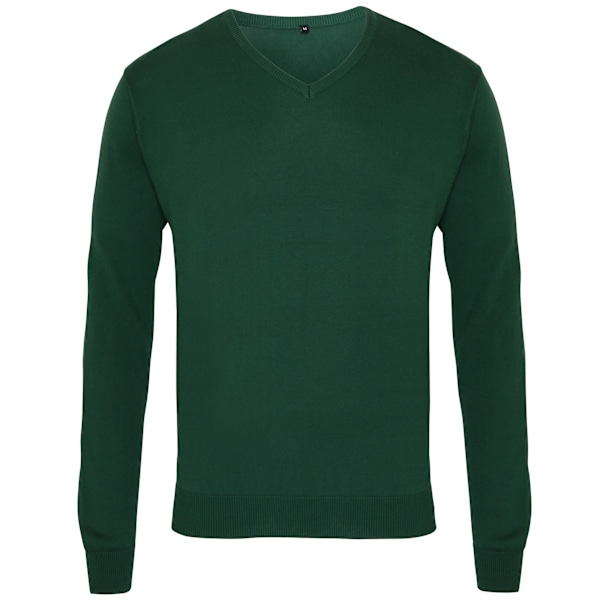 Premier Herr V-Hals Stickad Tröja 4XL Flaska Bottle 4XL